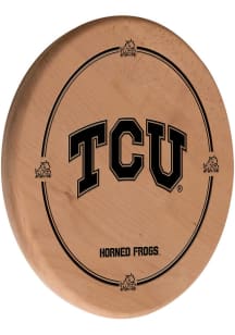 TCU Horned Frogs Laser Engraved Sign - Brown