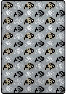 Colorado Buffaloes Twin XL Plush 65 x 90 Fleece Blanket - Black