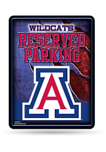 Arizona Wildcats Primary Metal Parking Sign - Navy Blue