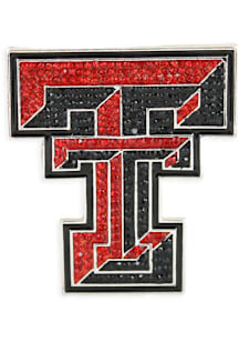 Texas Tech Red Raiders Souvenir Logo Crystal Pin - Red