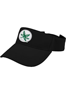 LogoFit Ohio State Buckeyes Mens Black Slice Adjustable Visor