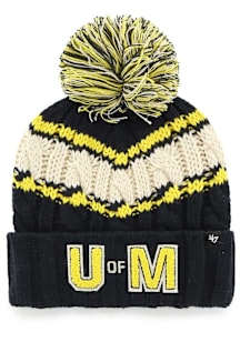 47 Michigan Wolverines Navy Blue Emma Cuff Womens Knit Hat