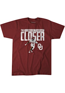 R Mason Thomas Oklahoma Sooners Crimson The Closer Short Sleeve Fashion Player T Shirt