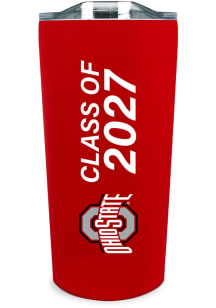 Red Ohio State Buckeyes 18oz Class of 2027 Soft Touch Stainless Steel Tumbler