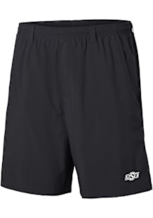 Columbia Oklahoma State Cowboys Mens Black Heat Seal Backcast Shorts