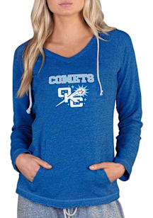 Concepts Sport Oklahoma City Dodgers Womens Blue Mainstream Hooded Sweatshirt