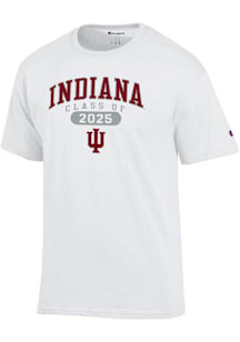Champion Indiana Hoosiers White Class of 2025 Pill Jersey Short Sleeve T Shirt