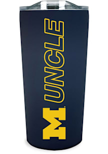 Michigan Wolverines 18oz Uncle Soft Touch Stainless Steel Tumbler - Navy Blue