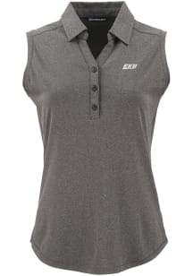 Cutter and Buck Eastern Kentucky Colonels Womens Black Forge Eco Polo Shirt