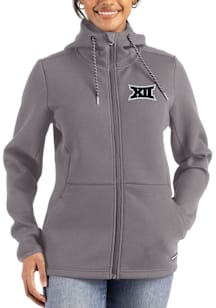 Cutter and Buck Big 12 Womens Graphite Epic Comfort Full Zip Light Weight Jacket