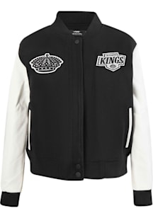 Pro Standard Los Angeles Kings Womens Black Classic Chenille Light Weight Jacket