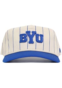 BYU Hat IVORY Pinstripe Rope ADJ