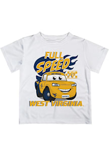 Vive La Fete West Virginia Mountaineers Infant Full Speed Short Sleeve T-Shirt White