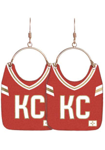 Kansas City Chiefs Jersey Womens Earrings