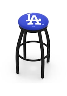 Los Angeles Dodgers Black Pub Stool - Black