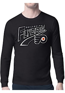 Starter Philadelphia Flyers Black Tailsweep Long Sleeve T Shirt