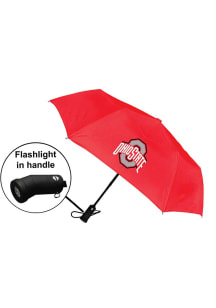 Red Ohio State Buckeyes Storm Flashlight Umbrella