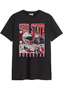 Ohio State Buckeyes Black Football Helmet Brutus Short Sleeve T Shirt