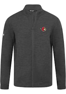 Levelwear Ottawa Senators Mens Grey Alec 3D Embroidered Patch Light Weight Jacket