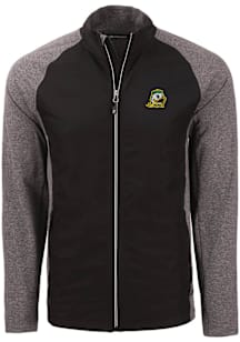 Cutter and Buck Oregon Ducks Mens Black Adapt Eco Big and Tall Light Weight Jacket