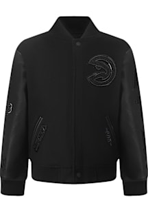 Pro Standard Atlanta Hawks Toddler Black Classic Triple Black Outerwear Light Weight Jacket
