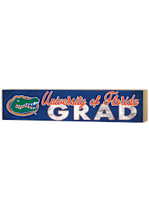 KH Sports Fan Florida Gators Grad graduation graphic Sign - Blue
