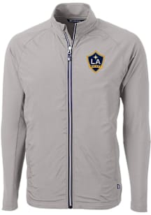Cutter and Buck LA Galaxy Mens Grey Adapt Eco Medium Weight Jacket