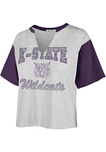 K-State Wildcats Ash 47 Dolly Short Sleeve T-Shirt