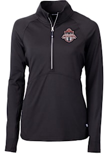 Cutter and Buck Toronto FC Womens Black Adapt Eco Qtr Zip Pullover