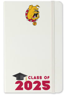 Ferris State Bulldogs Class of 25 team logo Notebook and Folder - White