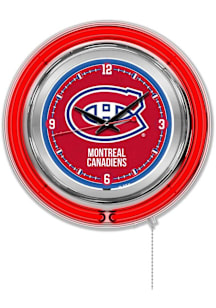 Montreal Canadiens Double Neon Wall Clock