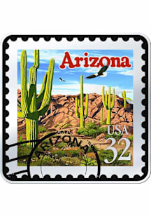 Arizona Vintage Stamp Stickers - Green