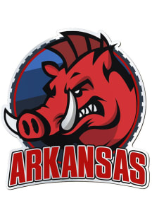 Arkansas Razorback Chrome Stickers