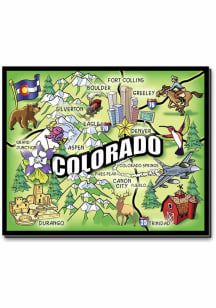 Colorado State Shape Map Magnet