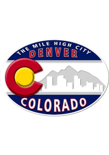 Denver Mile High City Skyline Magnet