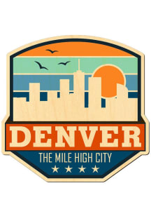 Denver Mile High City Skyline Stickers