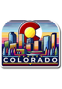Denver Skyline C Magnet