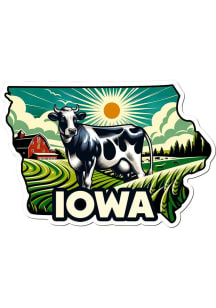 Iowa Cow Field Magnet
