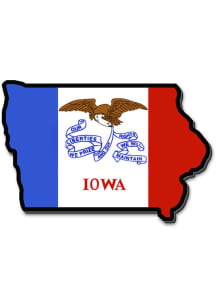 Iowa State Shape Flag Magnet