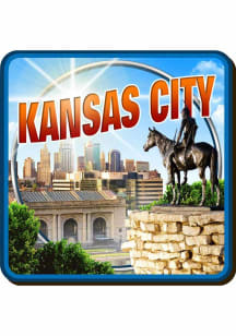 Kansas City City Coaster Magnet