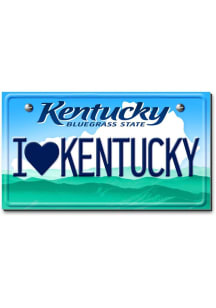 Kentucky License Plate Heart Magnet