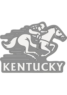 Kentucky Race Horse Auto Decal - Silver