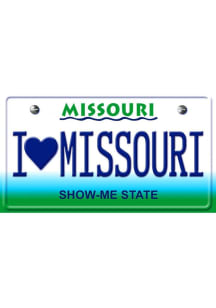 Missouri License Plate Heart Magnet