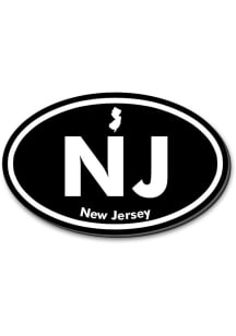 New Jersey Jersey European Oval Stickers