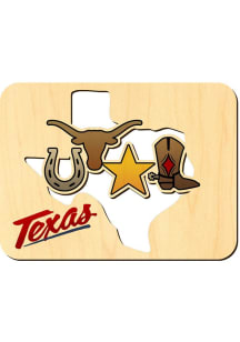 Texas Icons State Cutout Magnet