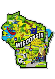 Wisconsin State Shape Map Stickers