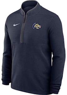 Nike Drexel Dragons Mens Navy Blue Victory Long Sleeve Qtr Zip Pullover