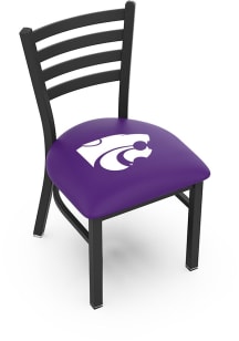Black K-State Wildcats Stationary Black Wrinkle Finish Pub Stool