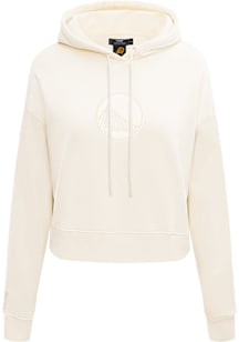 Pro Standard Golden State Warriors Womens White Neutral Hooded Sweatshirt