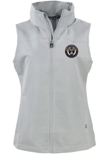 Cutter and Buck Philadelphia Union Womens Grey Charter Vest